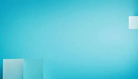 Abstract blue background with copy space. Minimal design concept. 3D Renderingの素材