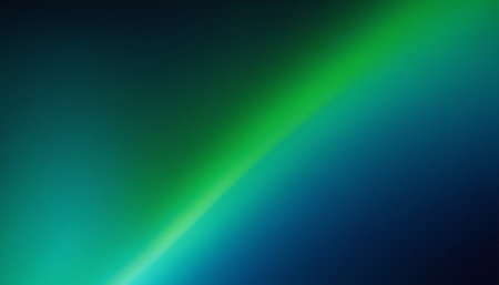 abstract background with green and blue gradient lines on a dark backgroundの素材