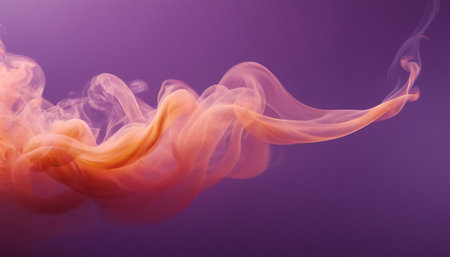 Abstract smoke moves on a black background. Design element for advertisements, flyer, web and other graphic designer works.の素材