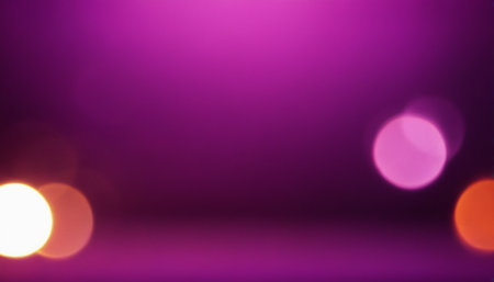 Abstract circular bokeh background. Colorful defocused lights.の素材