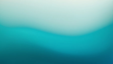 abstract background with smooth lines in turquoise blue and whiteの素材