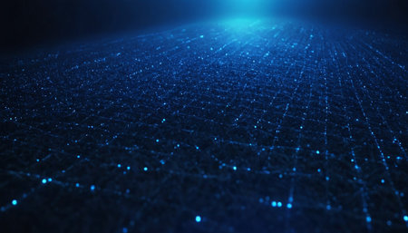 Abstract technology background. Network connection structure. 3d rendering. Big data visualization.の素材