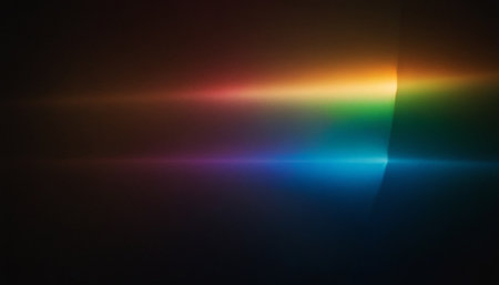 Rainbow colors abstract background for web design and desktop envelopment.の素材