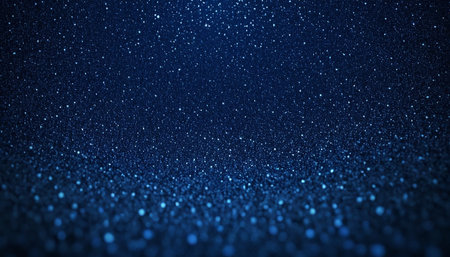 blue glitter vintage lights background. silver and blue. de-focusedの素材