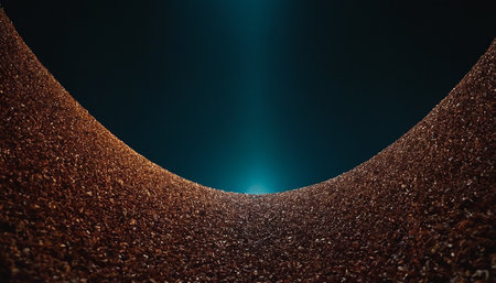 3d rendering of an abstract background with a hole in the groundの素材