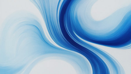 abstract blue watercolor background with some soft shades and highlights on itの素材