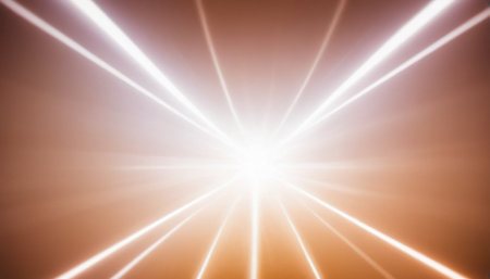 Abstract light background. Element of design. Light from the sun.の素材