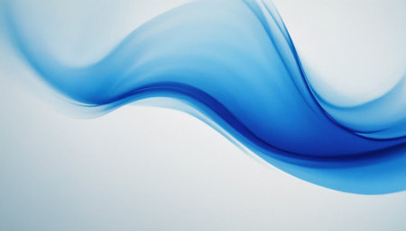 abstract blue background with some smooth lines in it (see more in my portfolio)の素材
