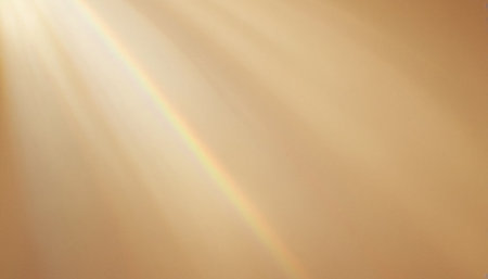 Sunbeams and lens flare effect. Abstract background for design.の素材