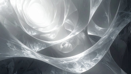 Abstract fractal. Fractal art background for creative design. Decoration for wallpaper, desktop, poster, cover booklet. Print for clothes, t-shirt. Creative illustration for designの素材