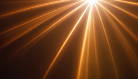 abstract of sun with flare. natural background with lights and sunshine wallpaperの素材