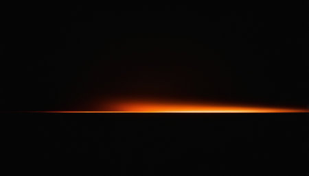 abstract of light flare on black background for graphic design and decorationの素材