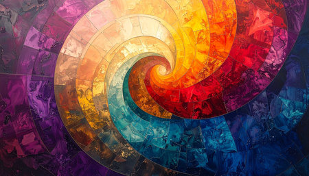 Abstract fractal. Fractal art background for creative design. Decoration for wallpaper, desktop, poster, cover booklet. Print for clothes, t-shirt. Creative illustration for designの素材