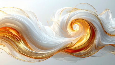 3d illustration of abstract geometric composition,digital fractal art works.の素材