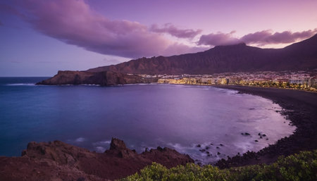 Panoramic view of La Palma, Canary Islands, Spainの素材