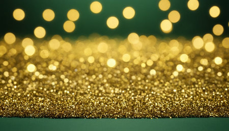 golden glitter texture Colorfull Blurred abstract background for birthday, anniversary, new year eve or Christmas.の素材