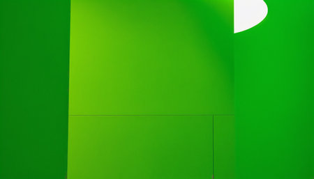 Green gradient abstract background. Vector illustration. Can be used as a background.の素材