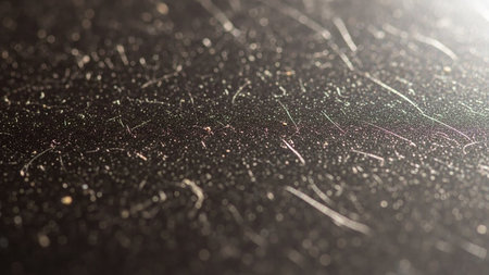 Macro shot of a broken glass. Shallow depth of field.の素材