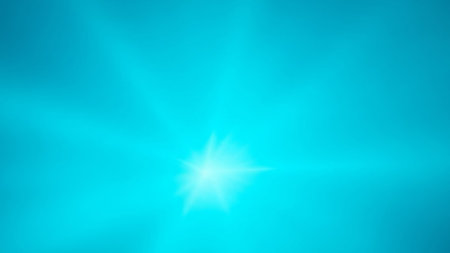 abstract blue background with some smooth lines in it and some rays in itの素材