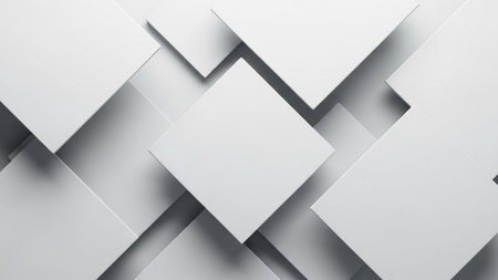 3d rendering of white cubes in a row, abstract background designの素材