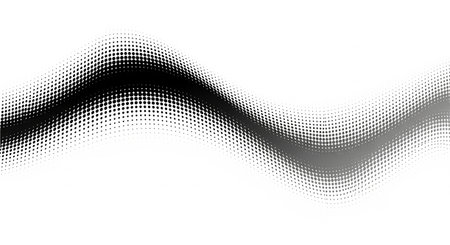 Halftone dots. Halftone effect. Vector halftone pattern. Dots on white background. Vector halftone texture.の素材