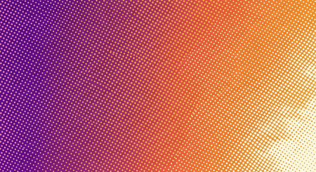 Halftone colorful background. Halftone dots vector pattern.の素材