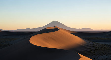 Sand dunes in Namib Naukluft National Park, Namibiaの素材