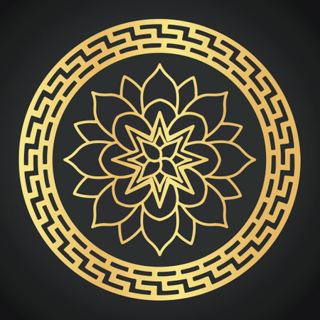 Luxury creative and beautiful ornament vector designs on colorful backgroundのイラスト素材