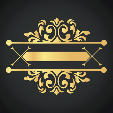Luxury creative and beautiful ornament vector designs on colorful backgroundのイラスト素材