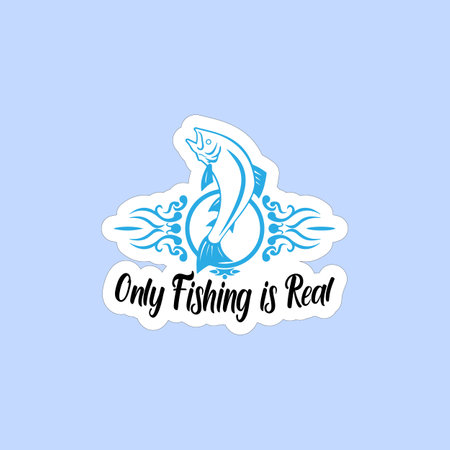 Vector logo of seafood restaurant, fish shop, restaurant, cafe.のイラスト素材