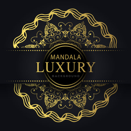 Luxury background with golden ornaments. Vector illustration.のイラスト素材