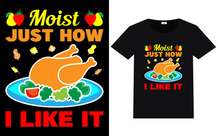 Thanksgiving day typography and graphic t shirt designのイラスト素材