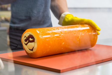 Making handmade hard candiesの写真素材