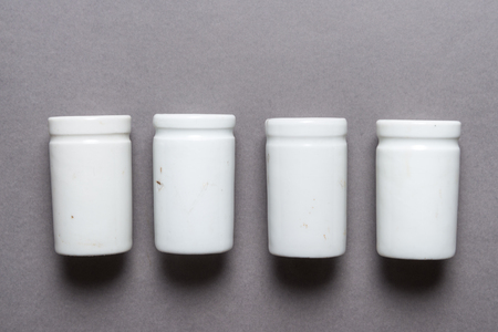 Set of porcelain bottlesの写真素材