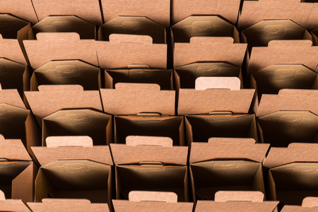 Lot of cardboard boxes