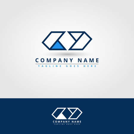 L Letter Logo Design Template Elements.のイラスト素材