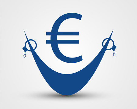 free euro  free euro conceptのイラスト素材