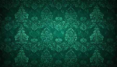 Vintage wallpaper background with damask ornament. Can be used as background.の素材