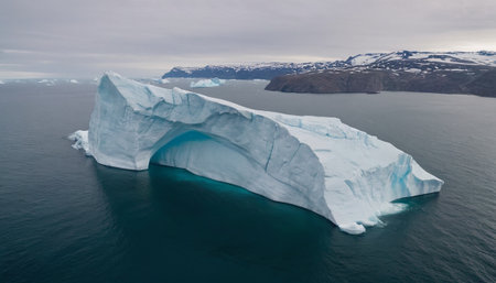 Antarctic iceberg in Glacier Lagoon, Antarctic Peninsula, Antarcticaの素材