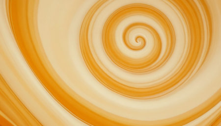 abstract background with smooth lines in orange and white colors, spiral patternの素材