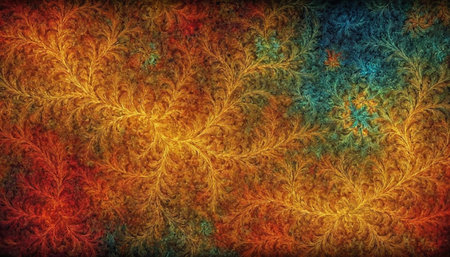 Abstract fractal. Fractal art background for creative design. Decoration for wallpaper, desktop, poster, cover booklet. Print for clothes, t-shirt. Creative illustration for designの素材