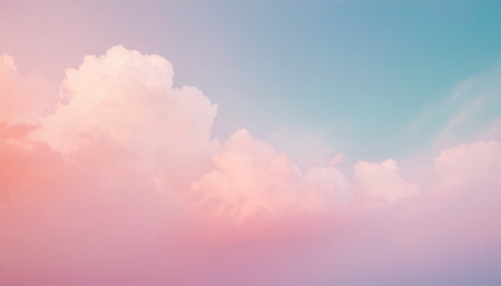 Mountain landscape in pastel colors. Panoramic view.の素材