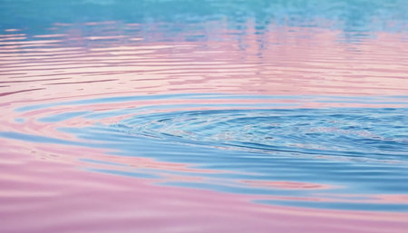 Water ripples on the surface of the lake. Abstract background.の素材