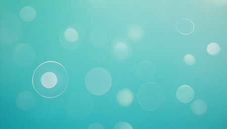 Abstract circular bokeh background. Soft light defocused spots.の素材