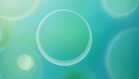 Abstract background with bokeh. Soft light defocused circles.の素材