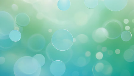 Abstract circular bokeh background. Soft light defocused spots.の素材