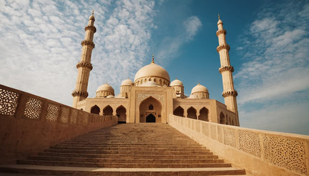 Sheikh Zayed Grand Mosque in Abu Dhabi, United Arab Emiratesの素材