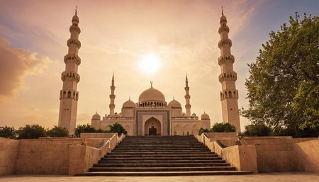 Sheikh Zayed Grand Mosque in Abu Dhabi, United Arab Emiratesの素材