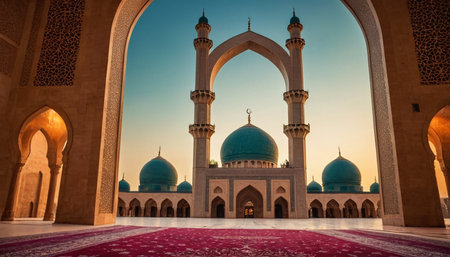 Sheikh Zayed Grand Mosque in Abu Dhabi, United Arab Emiratesの素材