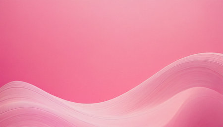 Abstract background with pink wavy lines. Minimalistic design.の素材